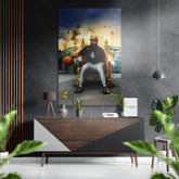 James Harden Brushed Aluminum Dibond Wall Art.